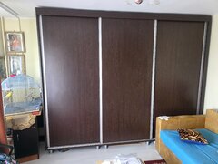 Dulap, sifonier 3 usi glisante, culoare wenge